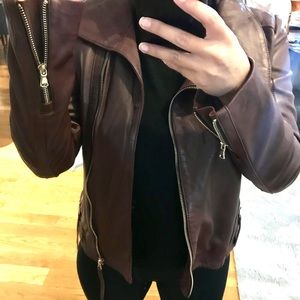 MNG by Mango | genuine leather Moto Jacket
